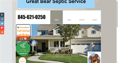 Desktop Screenshot of greatbearsepticservice.com